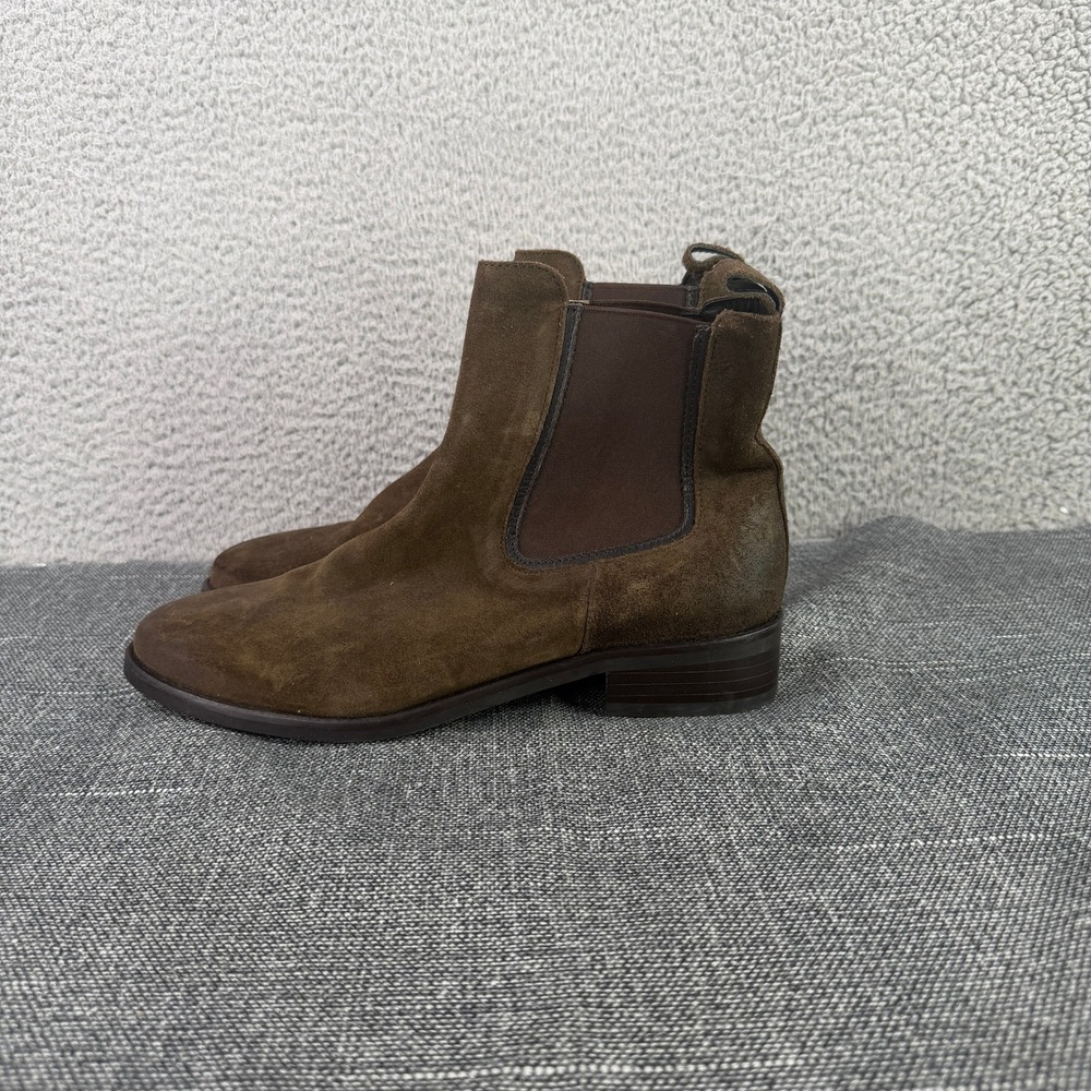 Thursday Boot Co Duchess Chelsea Boot Womens 10.5 Dark Brown Suede Ankle Boots